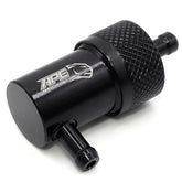 APE RACING 90 Degree Inline Fuel Filter for 1/4" Fuel Line – Billet Aluminum