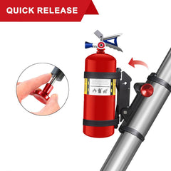 Soporte universal de barra antivuelco para extintor de incendios de liberación rápida de aluminio billet APE RACING para vehículos todoterreno UTV/ATV