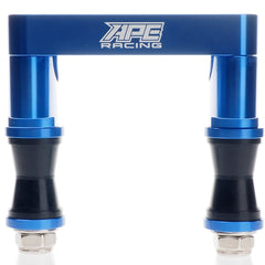 Abrazadera antivibración para manillar Fat Bar de 1-1/8 pulgadas, soporte de vástago de dirección ATV de aluminio CNC, espaciado de pernos de 100 mm para vástagos ATV de repuesto (azul)