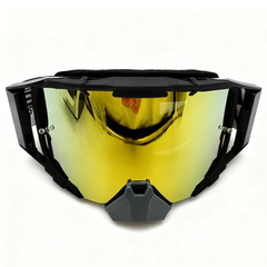 Gafas MX APE RACING: Lentes antivaho WideVision con estabilizadores y protector nasal extraíble