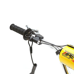 Interruptor de seguridad con cordón y llave para motocicleta Speedway, ATV, soporte para bicicleta infantil, barra de 7/8" (22,2 mm)