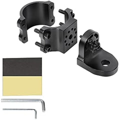 Soporte de bandera y látigo para UTV de aluminio macizo APE RACING: abrazadera ajustable para barras antivuelco de 4,4 a 5 cm, soporte para barra de luces y antena