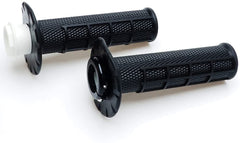 Poignées de guidon antidérapantes à verrouillage par rotation APE RACING pour moto tout-terrain et motocross (noir)