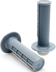 Poignées de guidon antidérapantes à verrouillage par rotation APE RACING pour moto tout-terrain et motocross (Gris)
