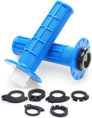 Poignées de guidon antidérapantes à verrouillage par rotation APE RACING pour moto tout-terrain et motocross (bleues)