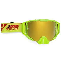 Gafas MX APE RACING: Lentes antivaho WideVision con estabilizadores y protector nasal extraíble