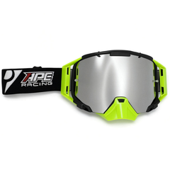 Gafas MX APE RACING: Lentes antivaho WideVision con estabilizadores y protector nasal extraíble