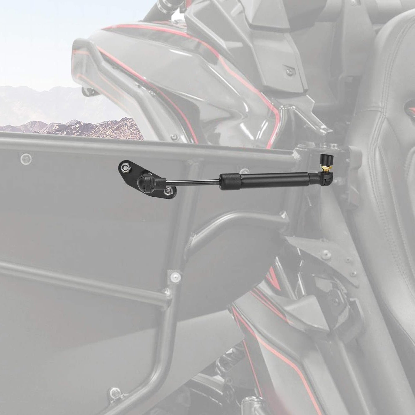 APE RACING Door Opener Strut Kit for UTV Can-Am Maverick X3 2017–2025 – CNC Billet Aluminum Brackets