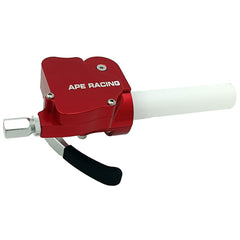 Acelerador de pulgar y giro APE RACING de doble gas para ATV y motocross – Manillar de aluminio macizo de 7/8" (rojo)
