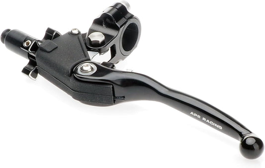 APE RACING Universal Clutch Lever with Perch for ATVs and Dirt Bikes Forged Aluminum Adjustable Reach Black 1457
