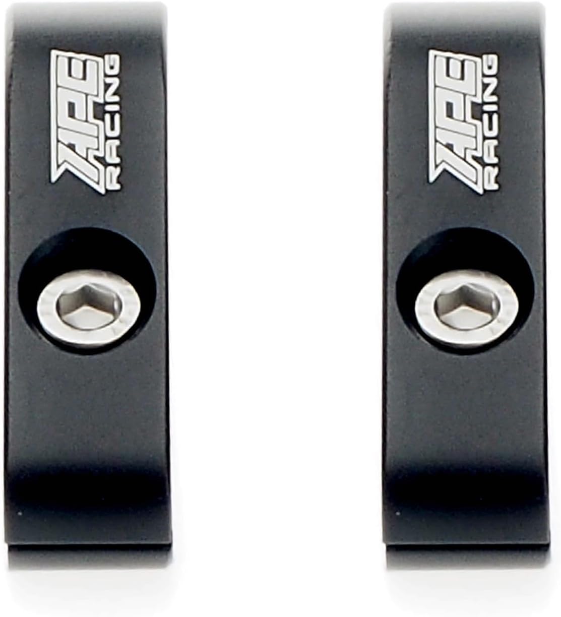 Abrazaderas de línea de freno de palanquilla para vehículos todo terreno, de aluminio CNC, compatibles con tubos de brazo A redondos de 1 pulgada y 3/4 de pulgada, incluye espaciadores de goma, par negro 
