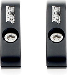 Abrazaderas de línea de freno de palanquilla para vehículos todo terreno, de aluminio CNC, compatibles con tubos de brazo A redondos de 1 pulgada y 3/4 de pulgada, incluye espaciadores de goma, par negro 