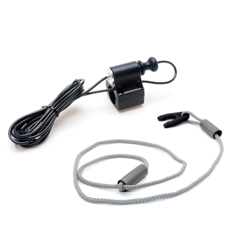 Interruptor de seguridad con cordón y llave para motocicleta Speedway, ATV, soporte para bicicleta infantil, barra de 7/8" (22,2 mm)