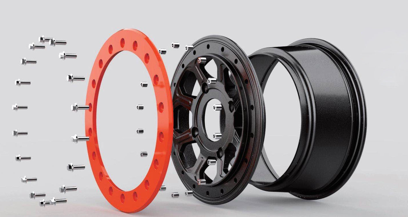 Rueda APE RACING Beadlock UTV 14×7 Offset 5.5+1.5 para POLARIS YAMAHA KAWASAKI