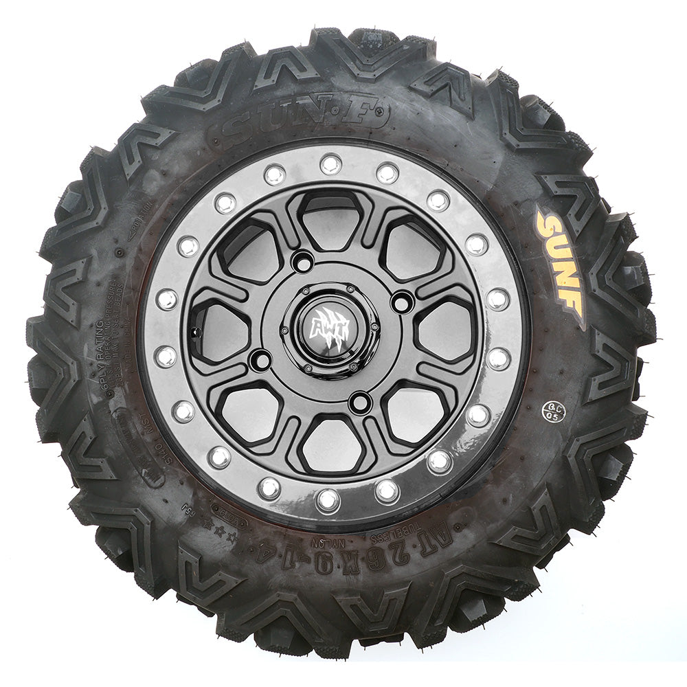Rueda APE RACING Beadlock UTV 14×7 Offset 5.5+1.5 para POLARIS YAMAHA KAWASAKI