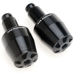 Tapones y pesas universales de aluminio billet para manillar de APE RACING, ideales para cualquier motocicleta, motocross, scooter con manillar hueco.