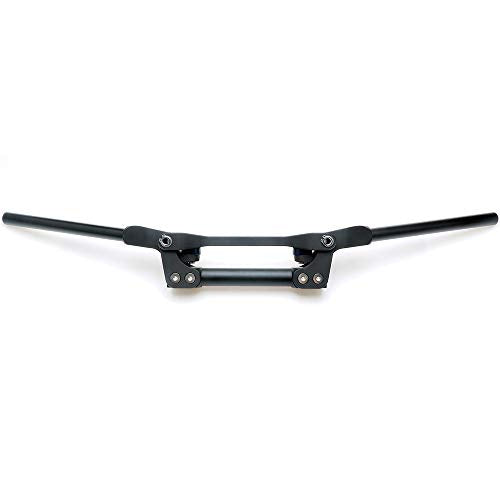 Manillar flexible APE RACING de gran tamaño de 1-1/8" negro para enduro, motocross, MX, ATV y quad.