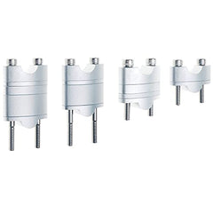 Elevadores de manillar APE RACING de aluminio macizo con altura ajustable para manillares de 28,6 mm (1 1/8"), para motocicletas, todoterrenos, quads y motos de cross (1 1/8", plateados)