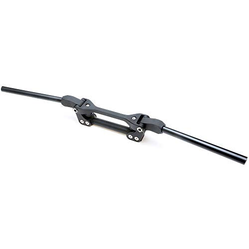Manillar flexible APE RACING de gran tamaño de 1-1/8" negro para enduro, motocross, MX, ATV y quad.