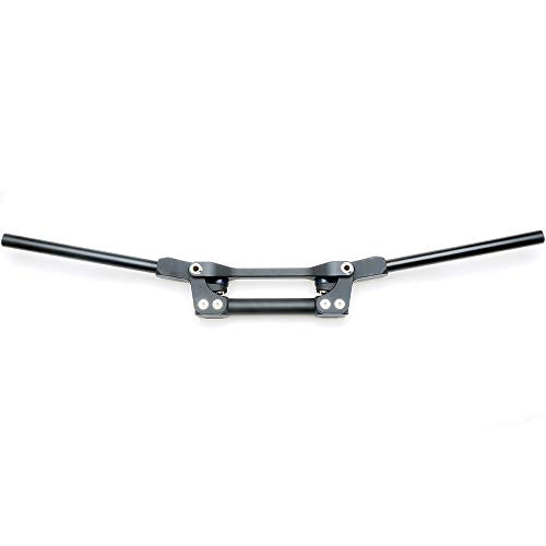 Manillar flexible APE RACING de gran tamaño de 1-1/8" negro para enduro, motocross, MX, ATV y quad.