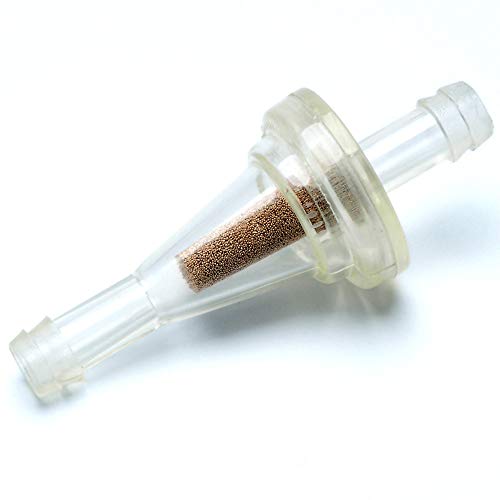 Inline Fuel Filter - APE RACING Small Universal Fuel Filters (Pack of 2) for 1/4 Fuel Line Gas Engine Motorcycle Dirt Bike Scooter ATV Quads