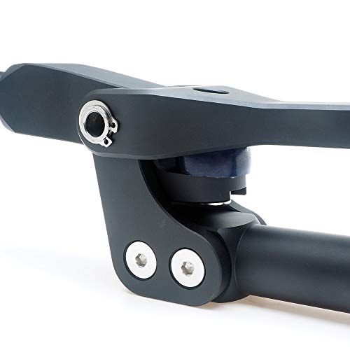 Manillar flexible APE RACING de gran tamaño de 1-1/8" negro para enduro, motocross, MX, ATV y quad.