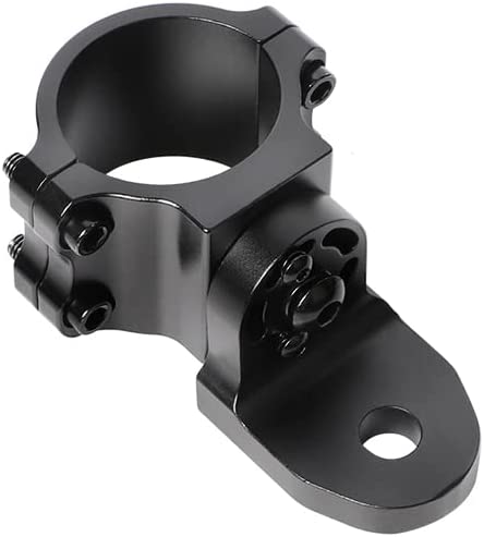 Soporte de bandera y látigo para UTV de aluminio macizo APE RACING: abrazadera ajustable para barras antivuelco de 4,4 a 5 cm, soporte para barra de luces y antena