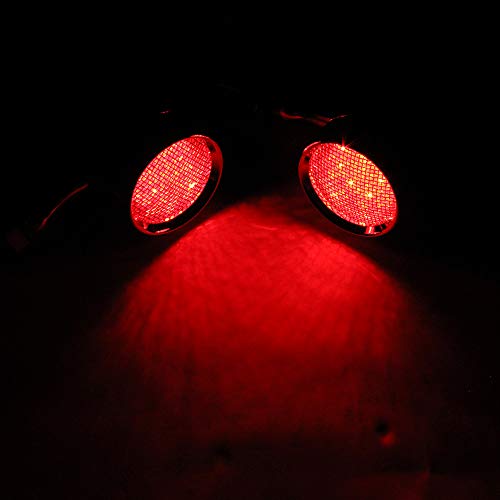 Intermitentes LED vintage de metal para motocicleta APE RACING, luces traseras negras M10