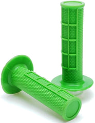 Puños de manillar APE RACING antideslizantes con bloqueo giratorio para acelerador, para motocicleta, motocross, todoterreno (verde) 