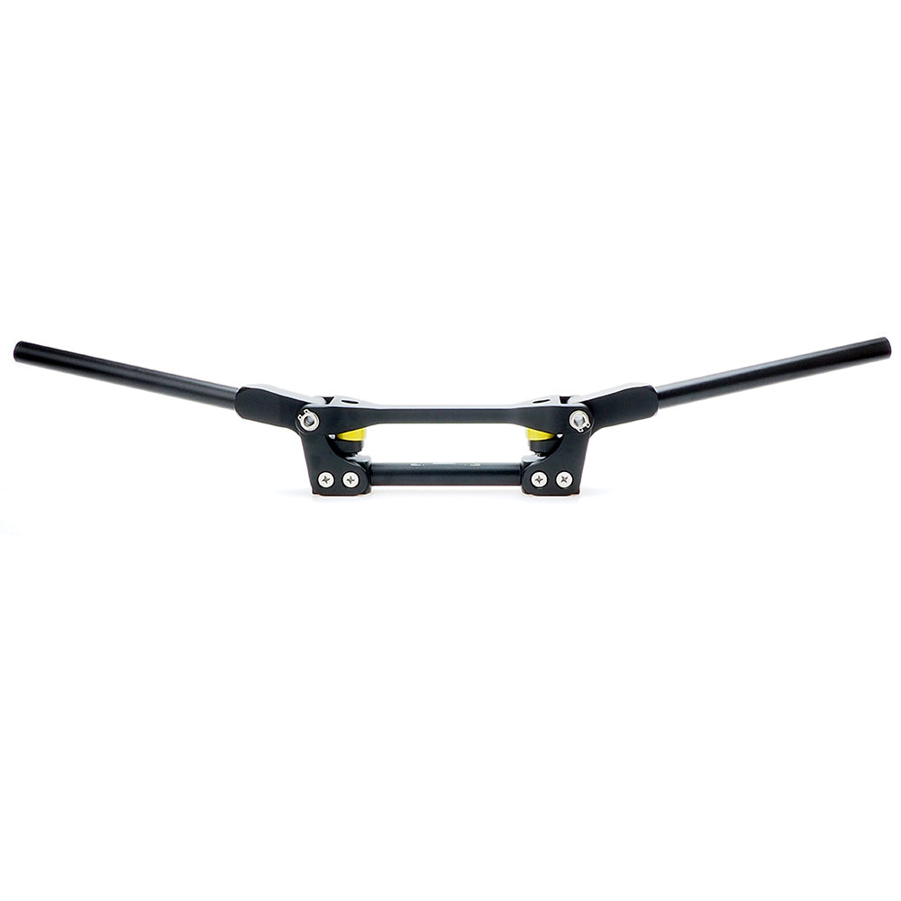 Guidon flexible APE RACING 7/8" 22 mm pour moto tout-terrain, motocross, quad, VTT (noir)