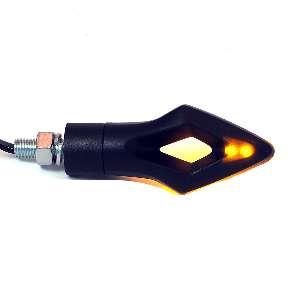 Luces LED de intermitentes para motocicleta con marca E - Patrón de flecha